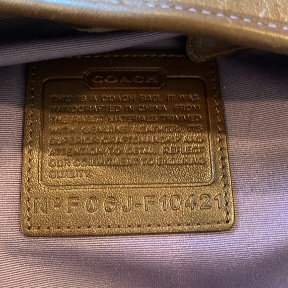 Coach Patchwork Crossbody Bag F10421 - Picture 6 of 6